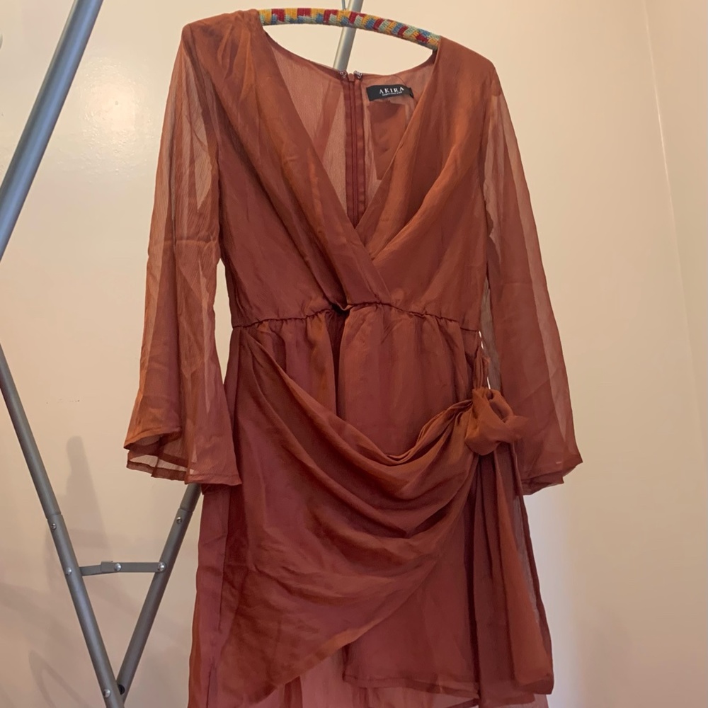 Brand New Akira Burnt Orange Dress